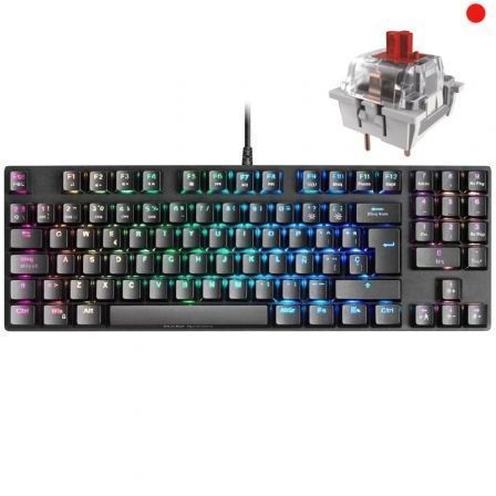 Mars Gaming MKREVO PRO Teclado Mecánico TKL con Switches Rojos Mars Gaming MKREVO PRO Teclado Mecánico TKL con Switches Rojos